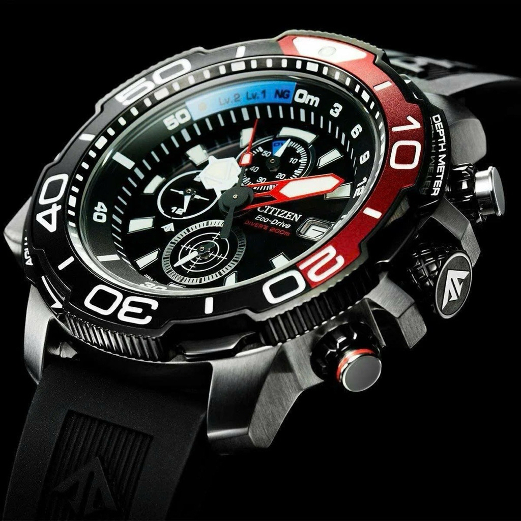 [Chính Hãng 100%] Đồng Hồ Nam Citizen ECO-DRIVE BJ2167-03E Máy Eco-Drive Kính Sapphire Siz 50mm Full