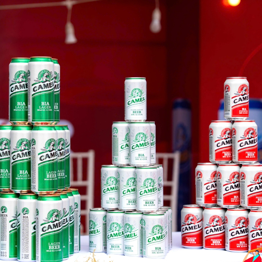 [TẾT 2026] Thùng 24 Lon Bia Camel Bạc (Silver) 250ml | Vị Bia Lager Êm Mượt, Thiết Kế Sang Trọng, Qu