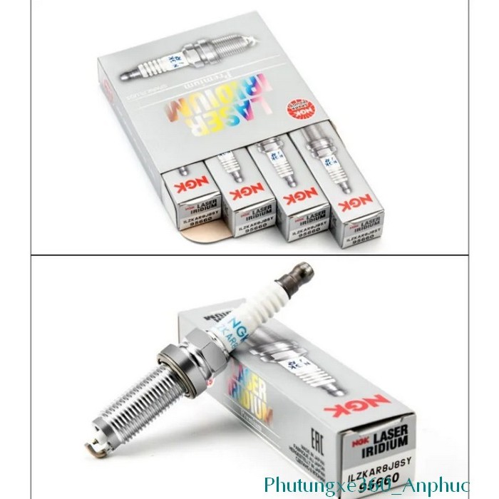 [Bộ 4 cái] Bugi Cao Cấp Honda CR-V 1.5L 2017-2025 #NGK Laser Iridium ILZKAR8J8SY-95660