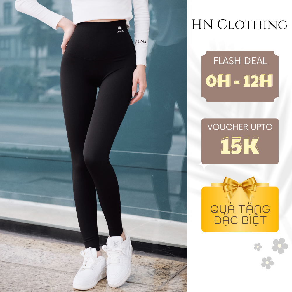 Quần legging nữ HN Clothing chất su đúc cao cấp cạp cao ôm dáng tôn chân co giãn tốt Q1