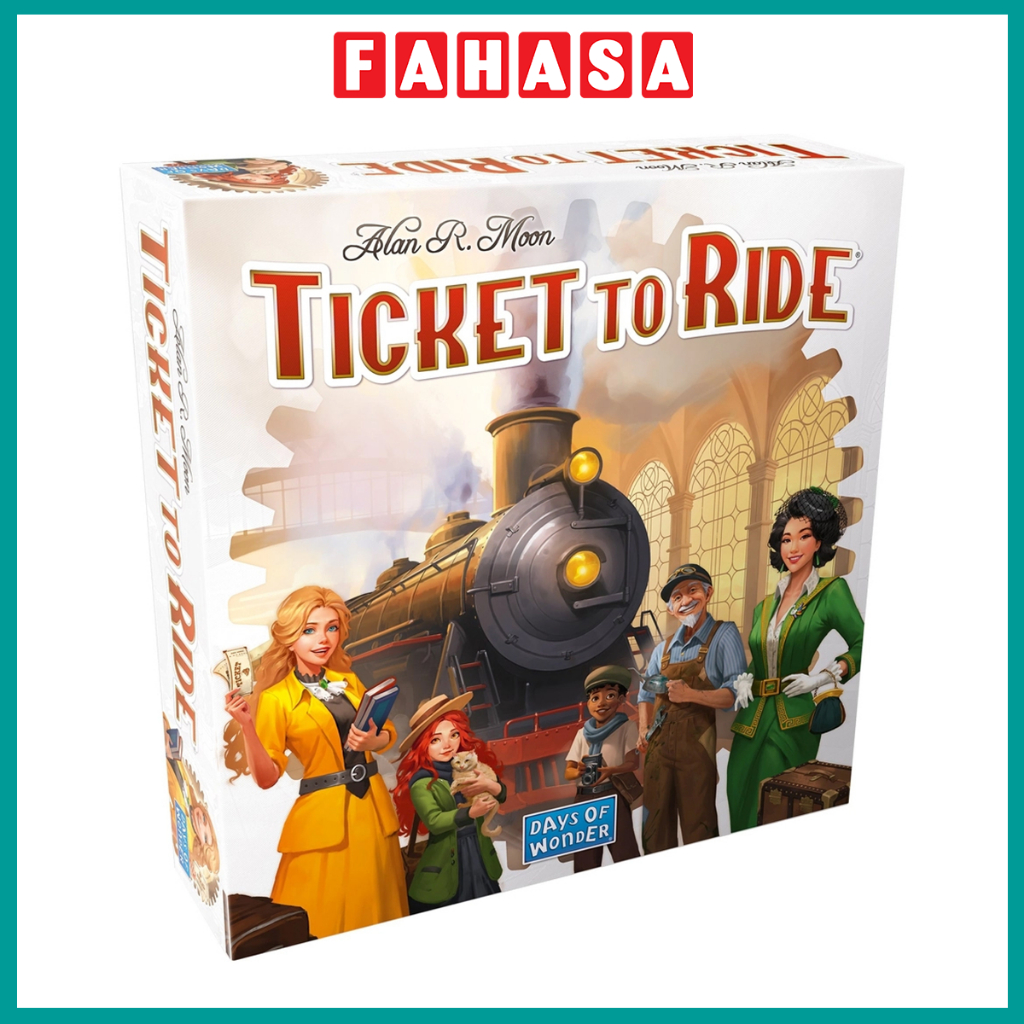 Boardgame Ticket To Ride - Vé Tàu Lửa - Asmodee