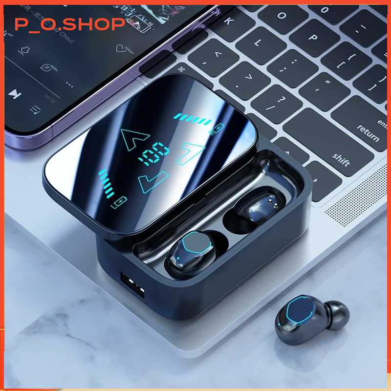 【🔥Rẻ】Tai Nghe Blueooth 5.4 Nhét Tai M48 Pro Âm Thanh 9D Có Mic Đàm Thoại Chơi Game Độ Trể Cực Thấp