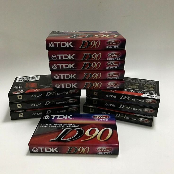 Băng cassette trắng TDK-D90