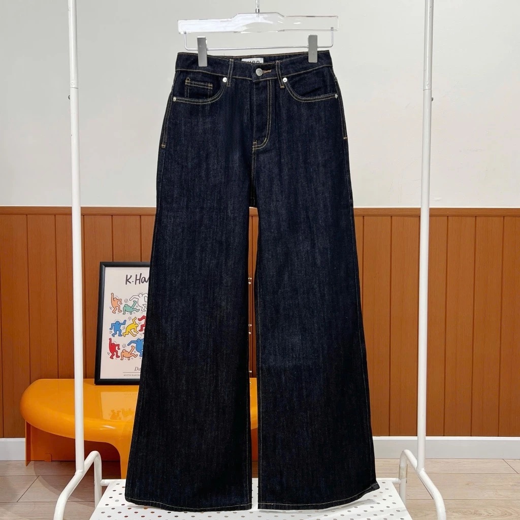 [THANH LÝ] KIDO - Quần jean ống rộng chỉ nổi FRANKIE JEANS size XL