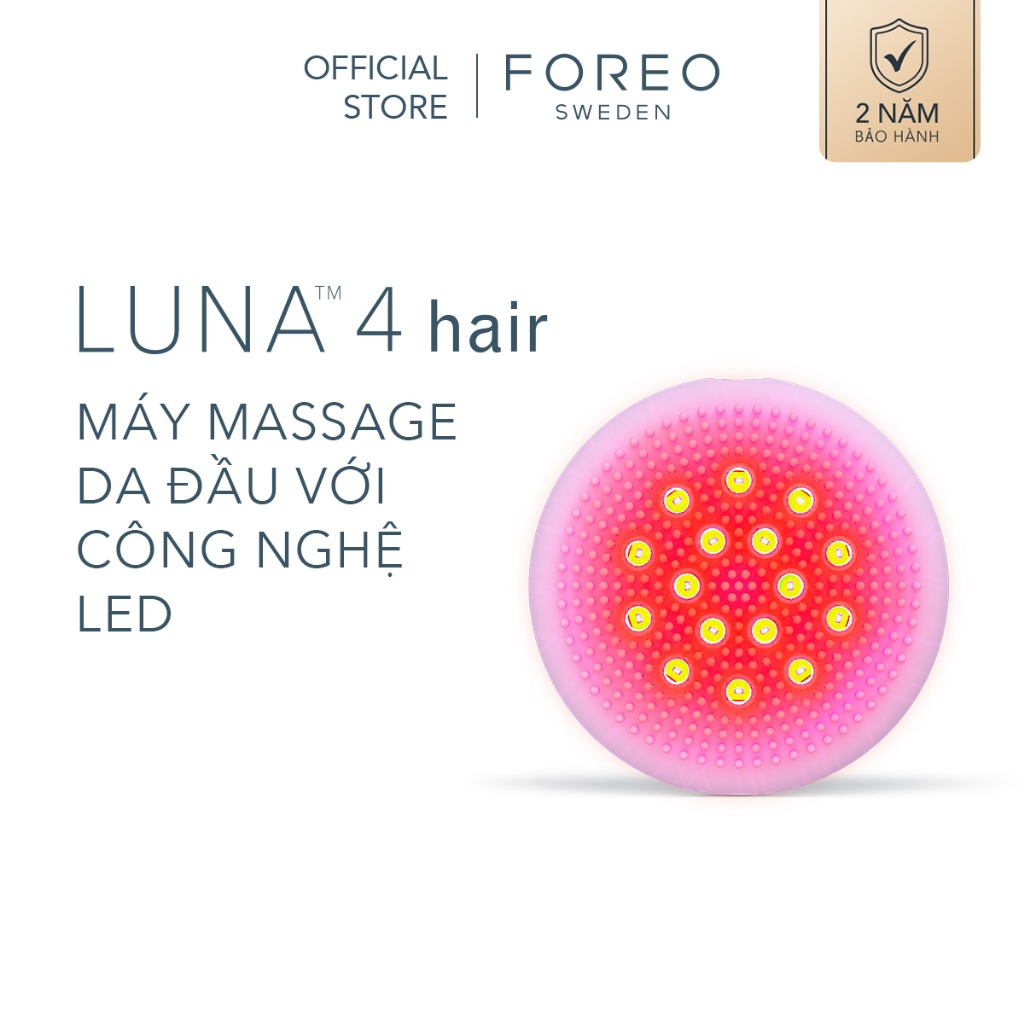 Máy Massage Da Đầu FOREO LUNA 4 HAIR Với Công Nghệ LED cao cấp
