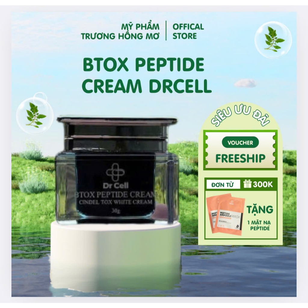 [Chính hãng] Kem Dưỡng Da BTOX Peptide Cream Dr Cell 30Gr [Mẫu mới]