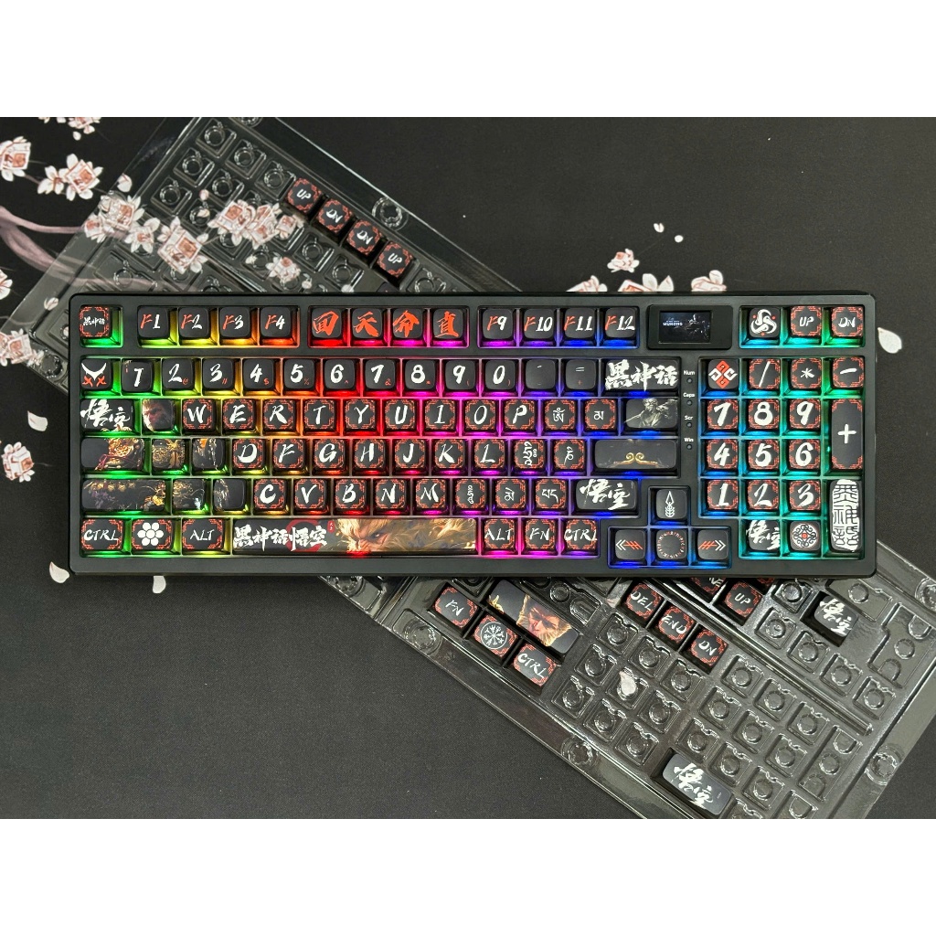 Bàn phím Monka 3098pro v2 Monka3075prov2-  3 mode led rgb Hotswap mạch xuôi đã mod Riokeyboard