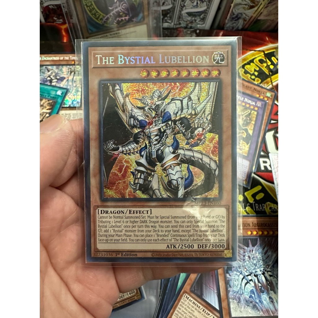 Thẻ bài Yugioh The Bystial Lubellion (Prismatic SCR) (Real Card)