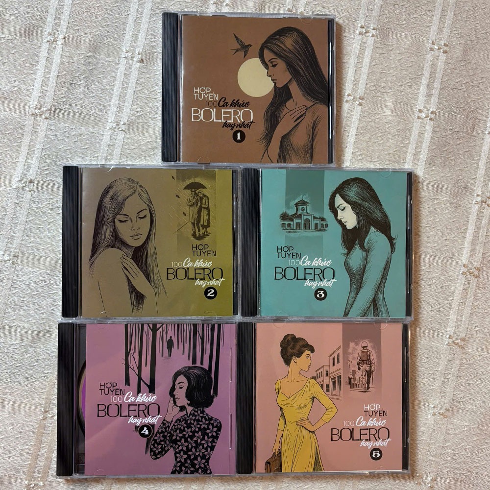 Đĩa CD Nhạc Hợp Tuyển 100 ca khúc BOLERO hay nhất