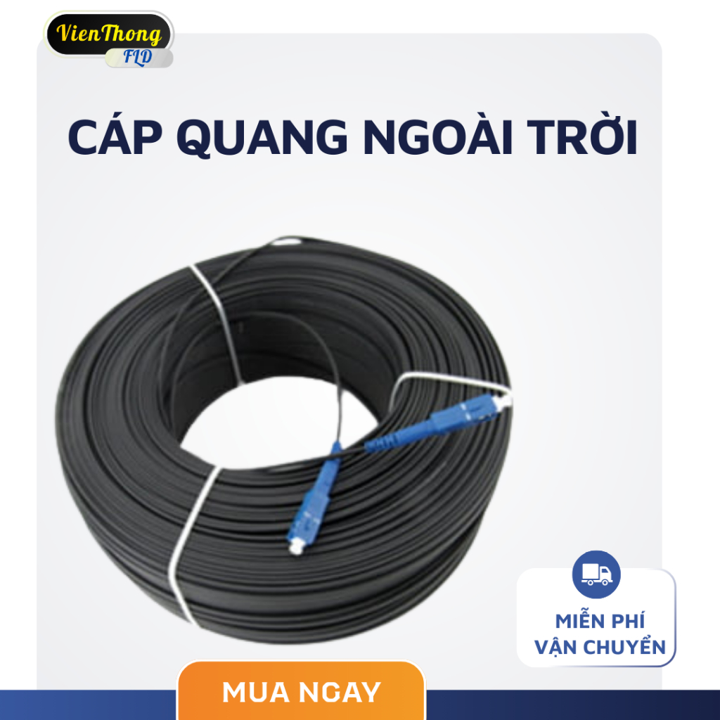 100m Cáp Quang Ngoài Trời / Trong Nhà