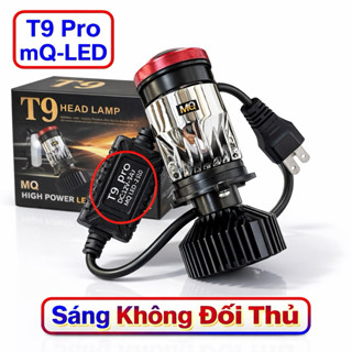 Đèn Pha Led Bi Cầu T9 Pro mQ - LED H4 ( Ko Lắp Điện Máy ) Cho Xe Máy R02