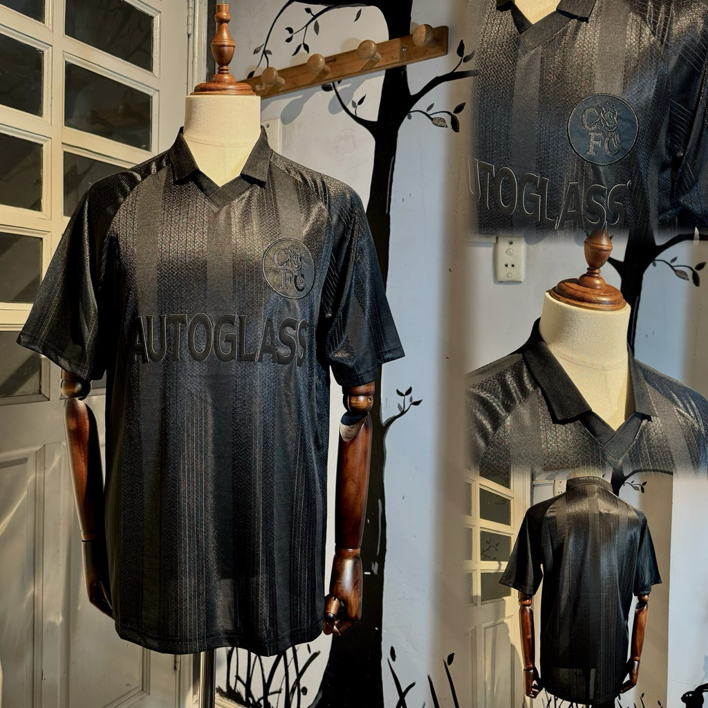 Áo bóng đá retro CLB Chelsea 1998 - Vải cotton polyester bóng cao cấp, chống nhăn