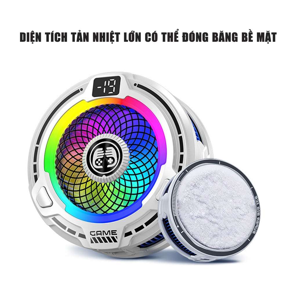 Quạt tản nhiệt điện thoại sò lạnh từ tính CX15 Pro / FS18 Pro AI RGB Gaming thế hệ mới đóng băng bề mặt