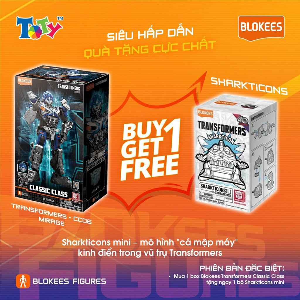 Mô Hình Transformers - (Model Kit) - Classic Class(CC) 06 - Mirage - Luminous Eyes & Chest - ET11