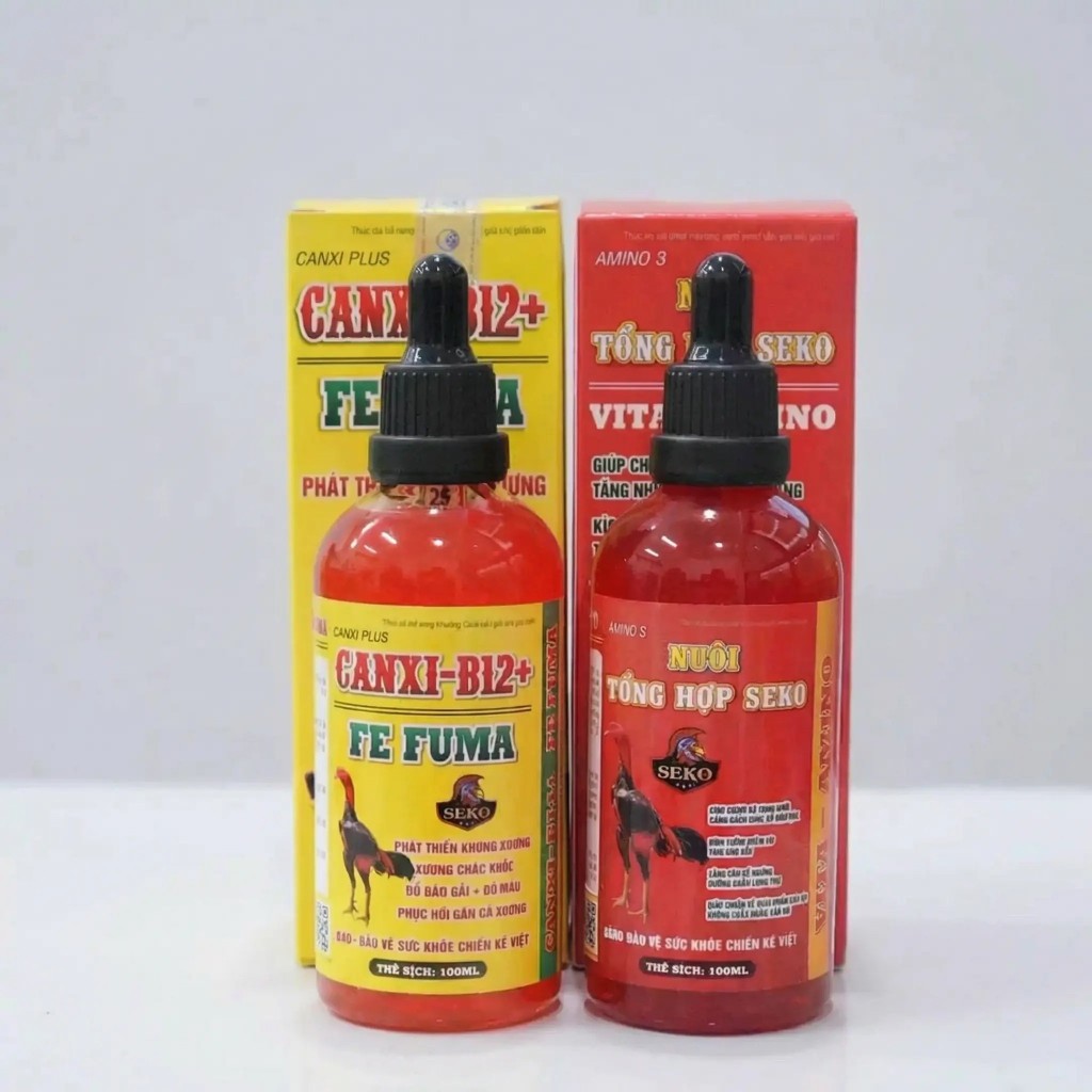 Combo vitamin tổng hợp, canxi B12 bổ gân gối, bổ máu Seko dạng nước.