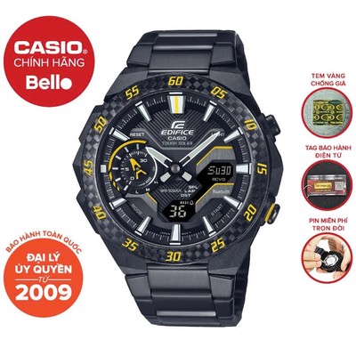 Đồng hồ Nam dây thép Casio Edifice  ECB-2200RC-1A9DF chính hãng bảo hành 1 năm Pin trọn đời