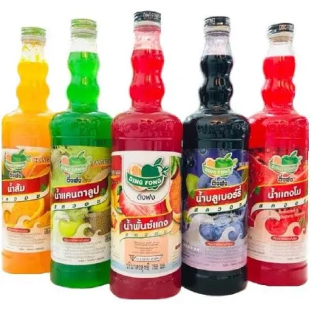1TH/12 CHAI SIRO DINGFONG( có mix mùi)