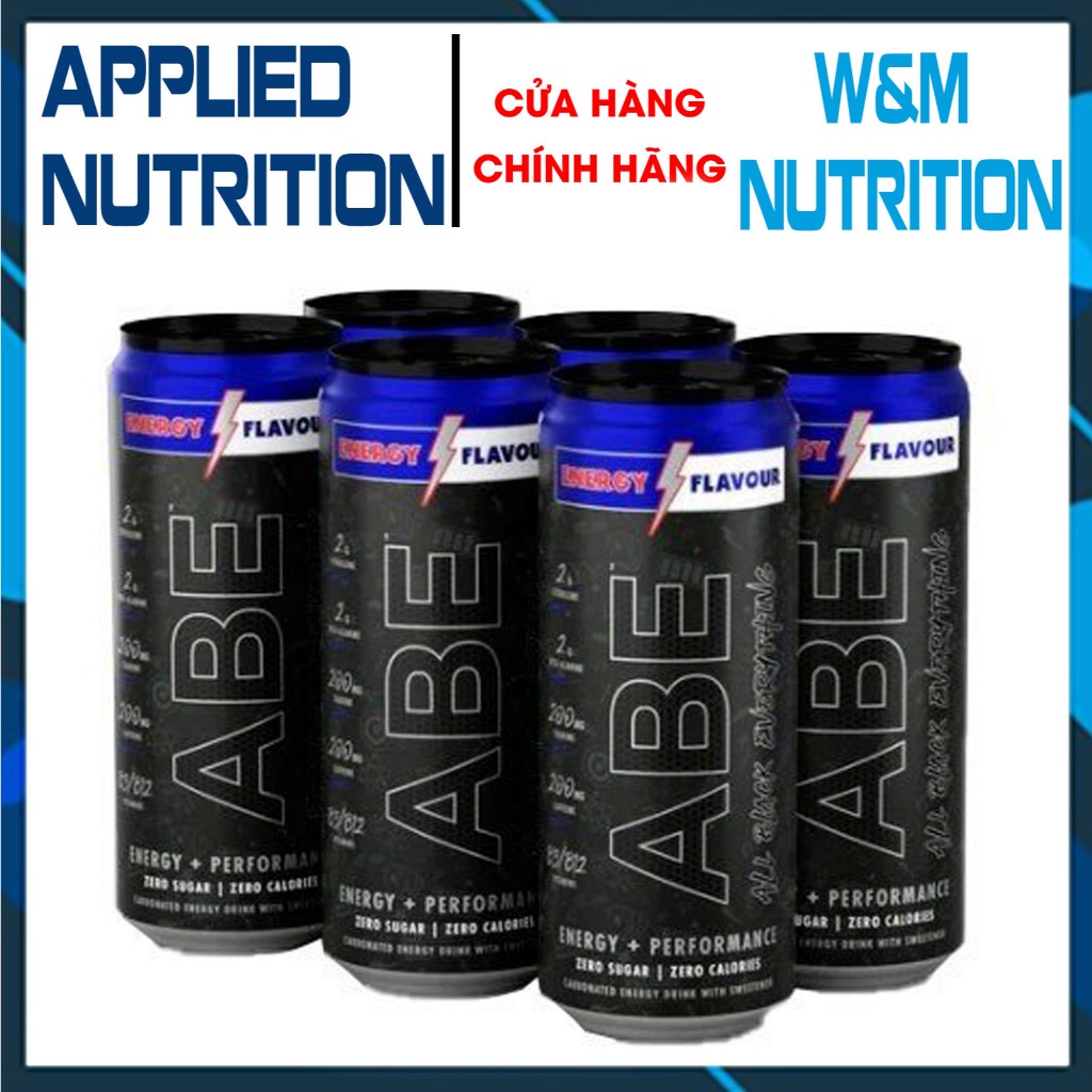 ABE Applied Nutrition Energy (Bò húc) 330ml – Combo 24 Lon Chính Hãng