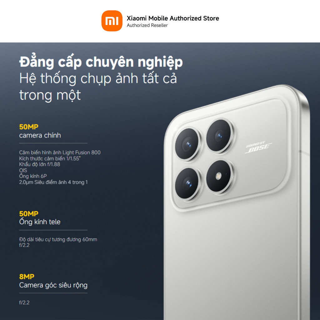 [Livestream] Điện thoại POCO F8 Pro 12+512GB | Màn POCO HyperRGB AMOLED 6.59" 120Hz | Snapdragon 8 Elite | BigBuy360 - bigbuy360.vn