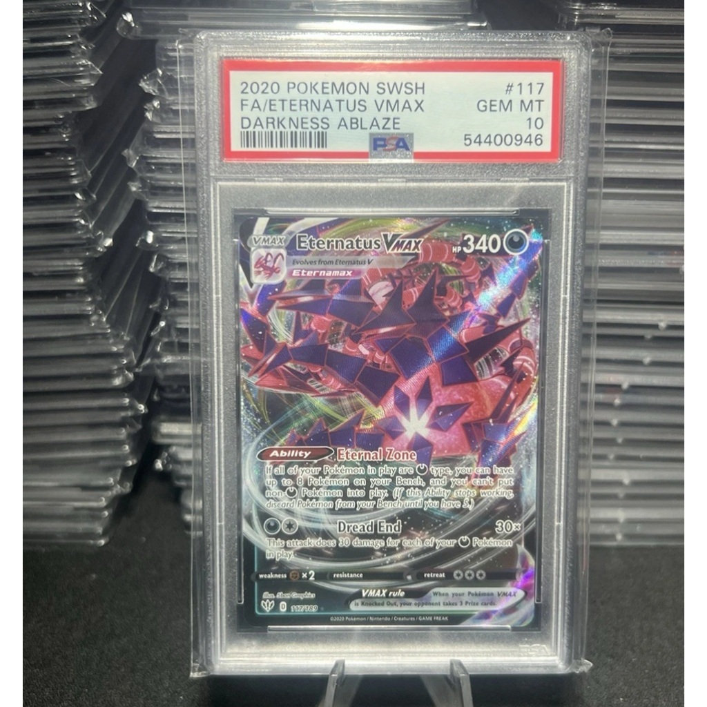 Thẻ PSA 10 GEM MINT Pokemon VMAX Eternatus 117/189 English 1459 D40 52