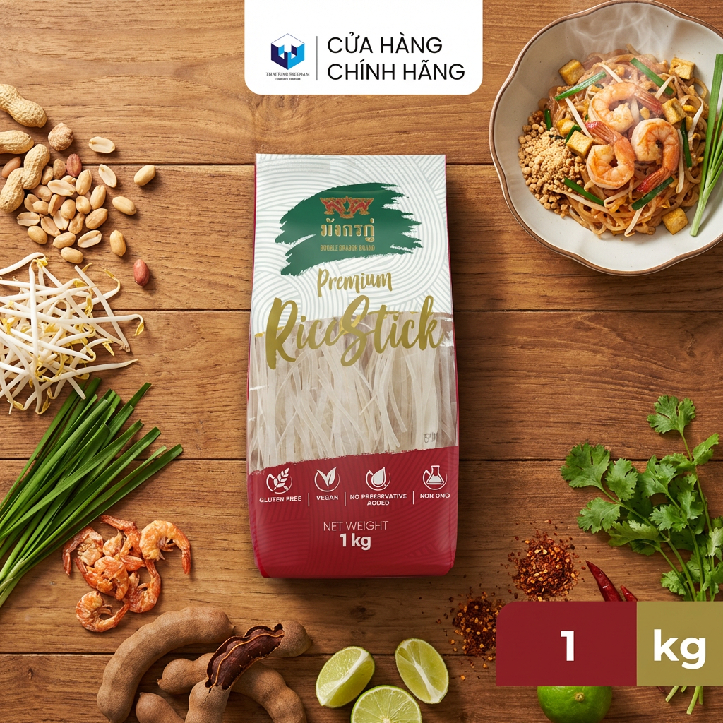 Pad Thái SONG LONG 1 kg - Phở xào Thái Lan (Nhập khẩu chính hãng)