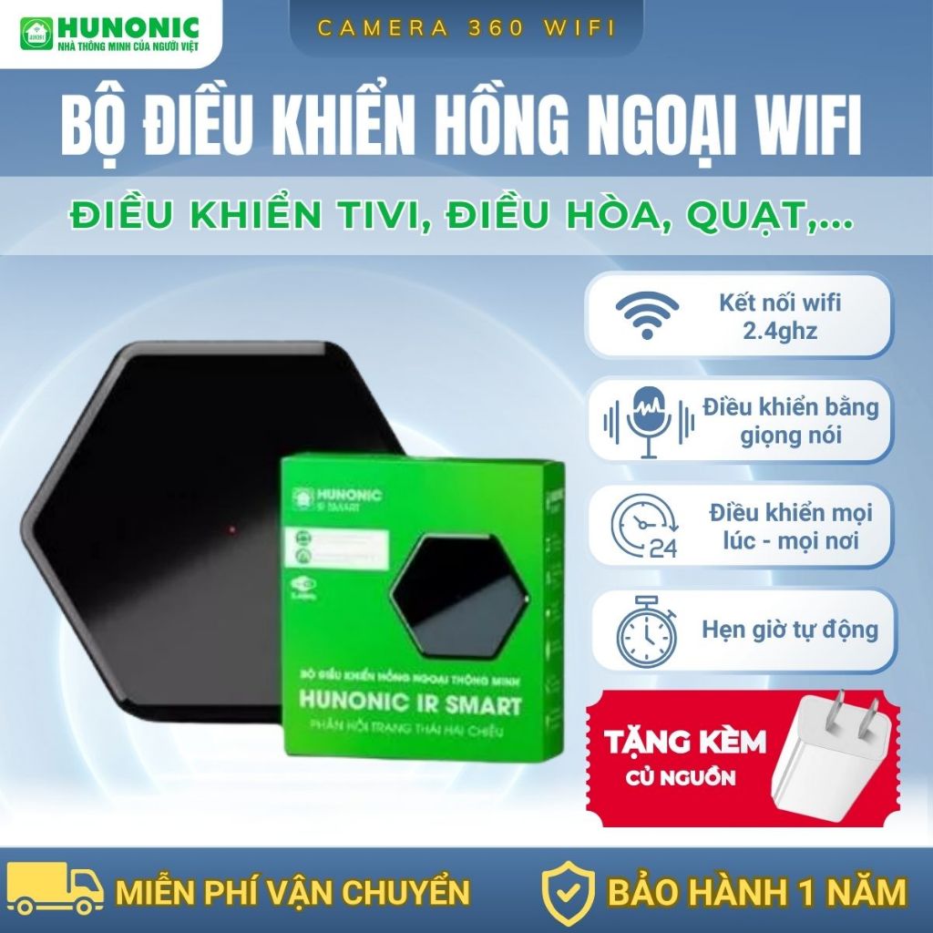 Bộ Điều Khiển Hồng Ngoại Hunonic IR SMART/IR SMART PRO, Điều Khiển Tivi, Điều Hòa, Quạt Từ Xa, Hẹn G