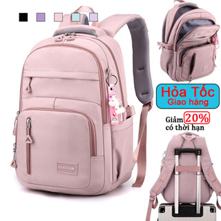 Ba lô học sinh unisex chống nước,chống bẩn,bền và dung tích lớn,ba lô cho laptop,tặng móc khóa.b8705