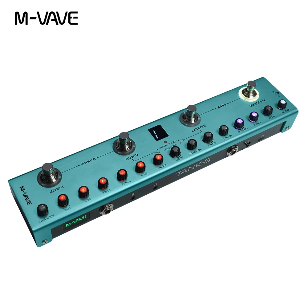 Multi Effect Pedal Guitar M-Vave Tank G - Liri Music