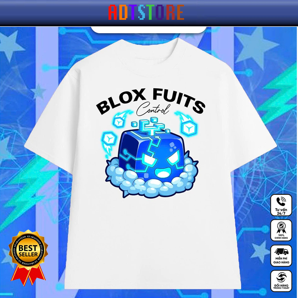 Áo thun Blox Fruit Control - Oops Hiha Alpha - Sugar Rush - Itachi