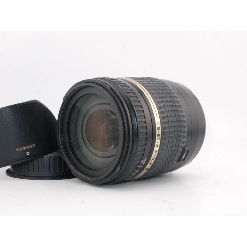 lens canon Tamron 18-270mm F3.5-6.3 Di Ⅱ VC PZD (Phiên bản siêu đa dụng canon crop, có chống rung, thấu kính sạch đẹp)