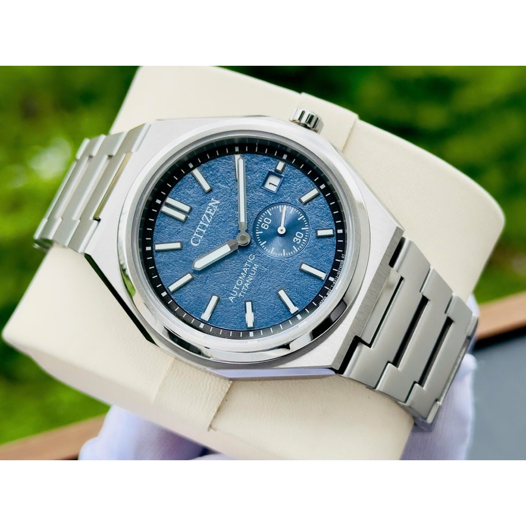 [Chính Hãng 100%] Đồng Hồ Nam Citizen Zenshin Super Titanium NJ0180-80L (0180) Máy Cơ (Automatic) Kí