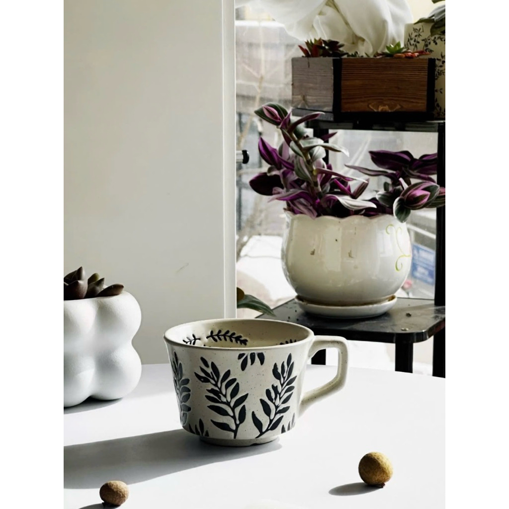 Mug Coffee - Gốm thủ công phong cách Nhật Bản