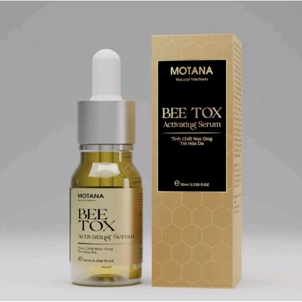 Serum Nọc Ong BEE TOX Cấp Ẩm Dưỡng Da Mềm Mịn, Làm Sáng Da, Chống Lão Hóa 10ml