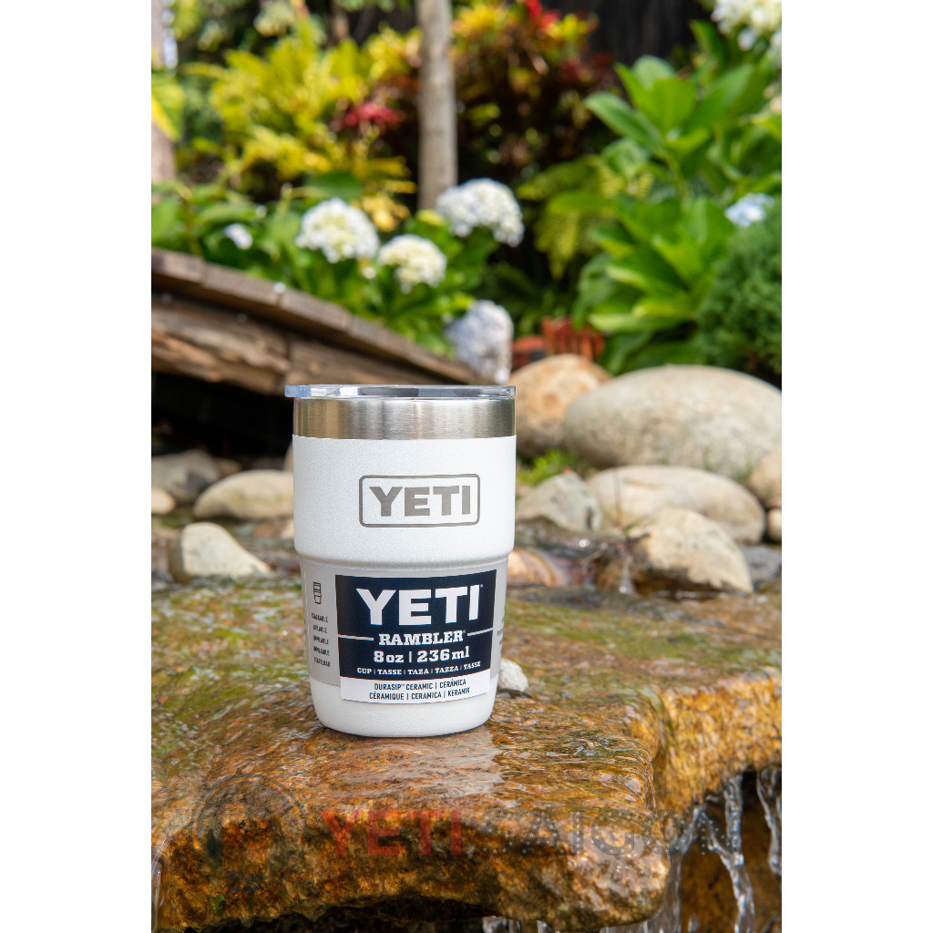 [YETI SAIGON] Ly Cốc Giữ Nhiệt Cao Cấp YETI  Rambler 8oz Stackable Cup Ceramic - Bảo Hành 12 Tháng