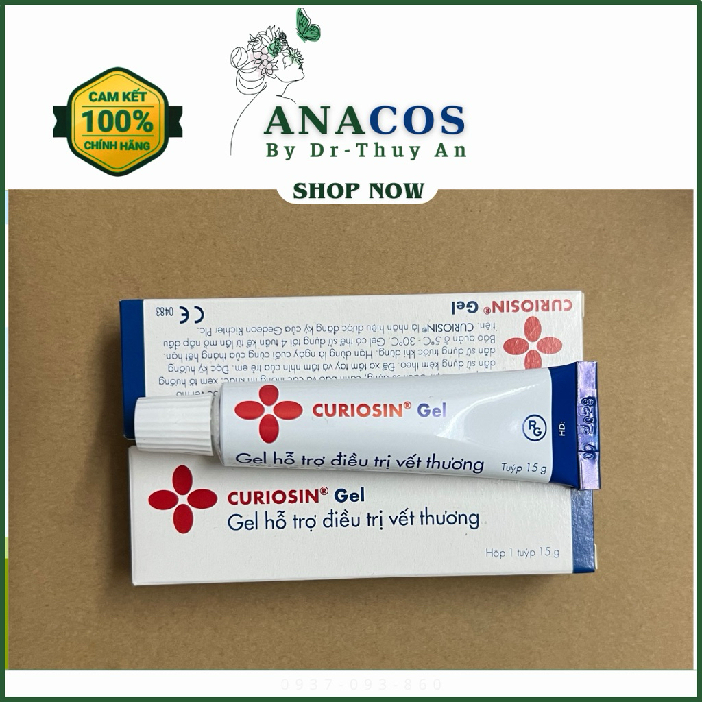 Curiosin Gel -  Gel Phục Hồi Và Làm Lành Vết Thương
