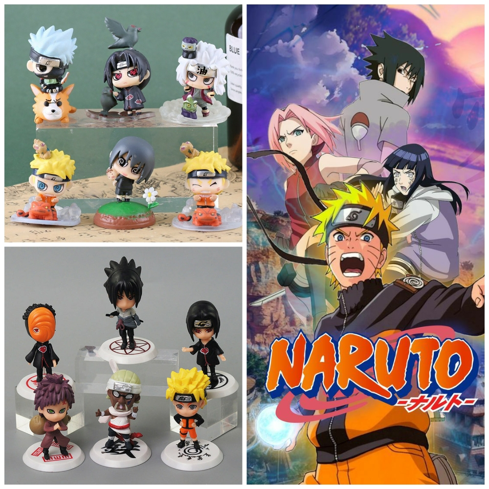 Mô Hình Figure anime Naruto lẻ các nhân vật Itachi, Sasuke siêu cute