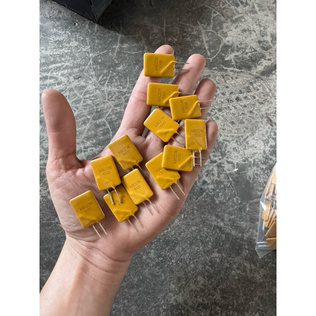 ⚡ CẦU CHÌ TỰ PHỤC HỒI PTC KRG0161000 (16V 10A) - HÀNG CHÍNH HÃNG TKS(1 bọc 250 psc)