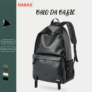 Balo da HAZIN Thời Trang  Ulzzang Hàn Quốc Nam,Nữ Chống Thấm Đựng  Vừa Laptop 16inch Đi Học Đi Chơi