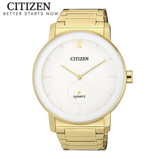 Đồng hồ nam citizen pin-quartz dây thép không gỉ be9182-57a - mặt trắng