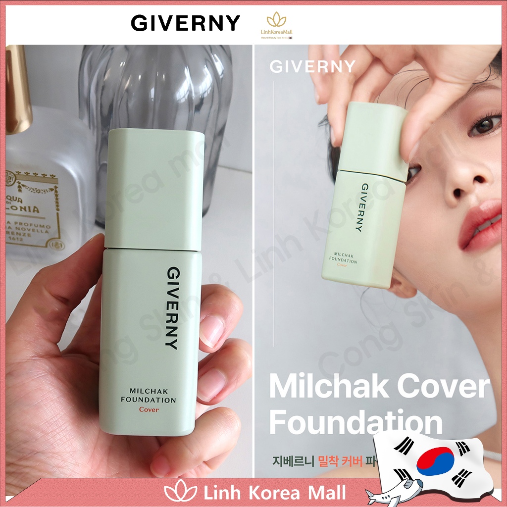 [GIVERNY] Kem nền Giverny Close Cover MilChak Foundation SPF30 PA + + 30ml
