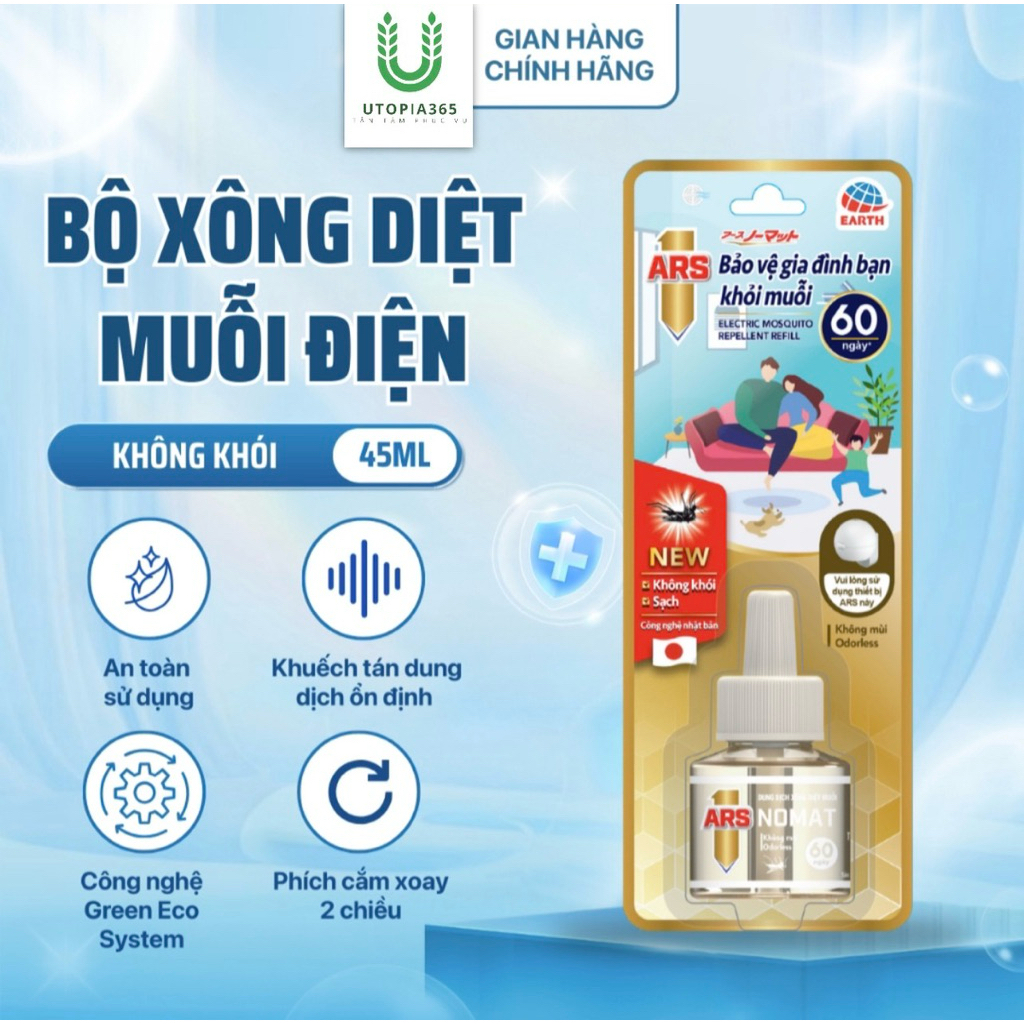 Dung dịch xông  muỗi ARS Nomat chai refill 45ml