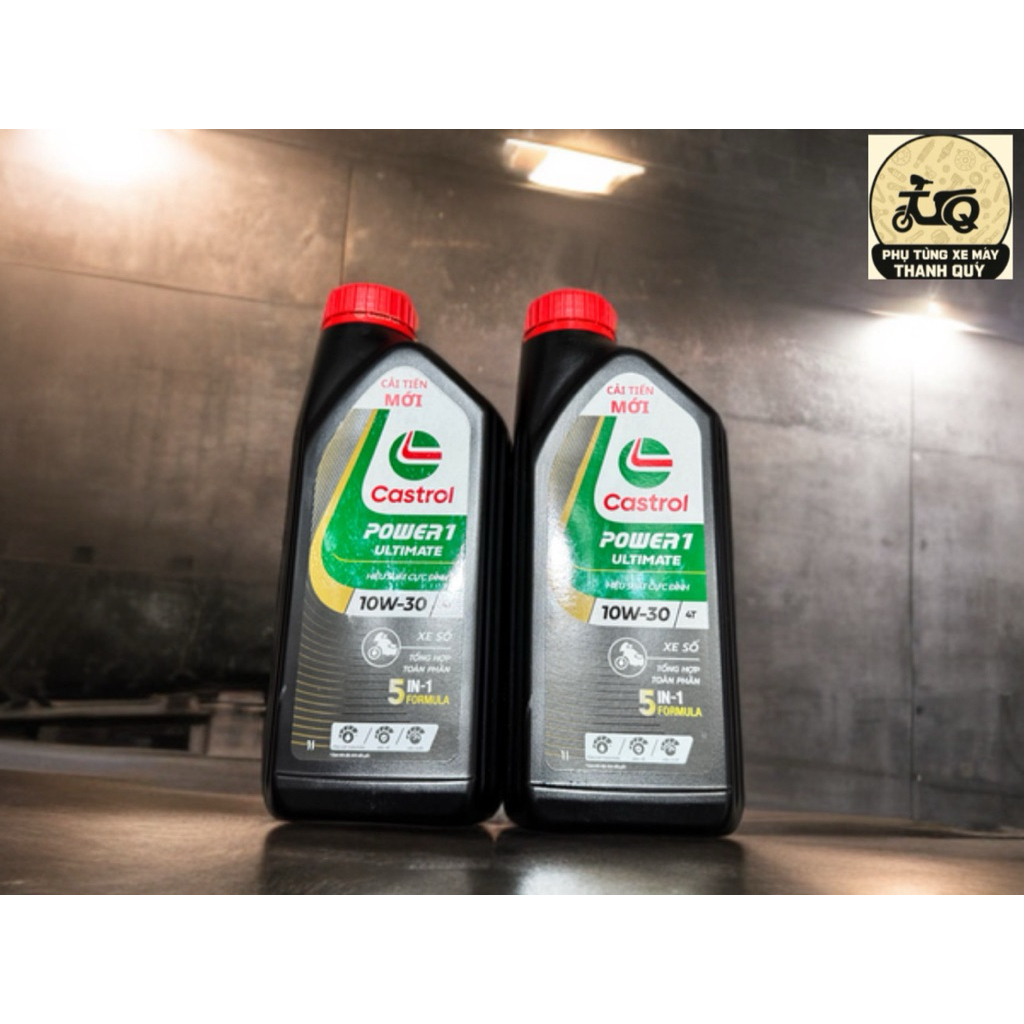 Dầu nhớt dành cho xe số Castrol Power1 ULTIMATE (10-30W)| 1L