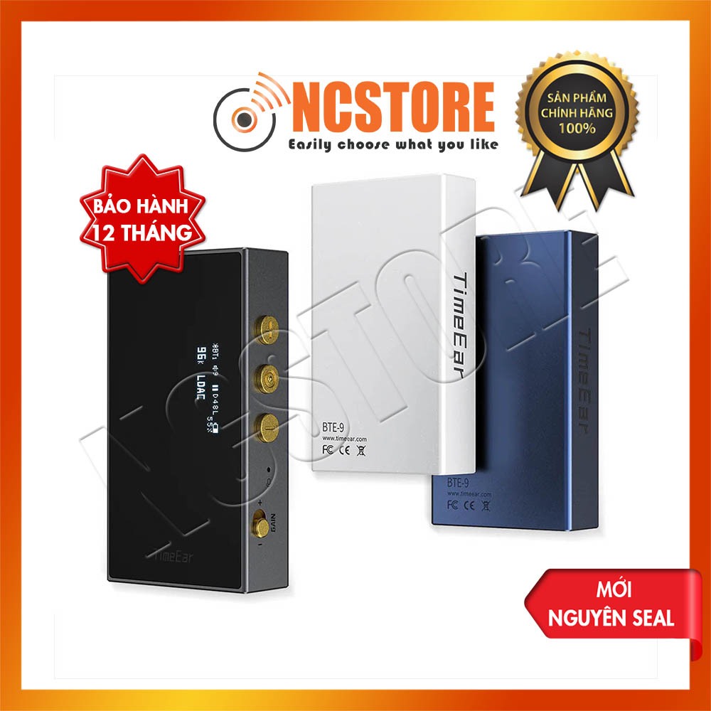[NC] Portable Bluetooth DAC/AMP TIMEEAR BTE-9 | Chip DAC CS43198 + Chip Amp ESS9603 × 2 | Portable B