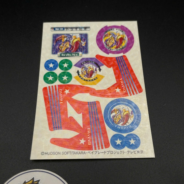 Lẻ Sticker con quay Beyblade Bukuten Takara Tomy chính hãng
