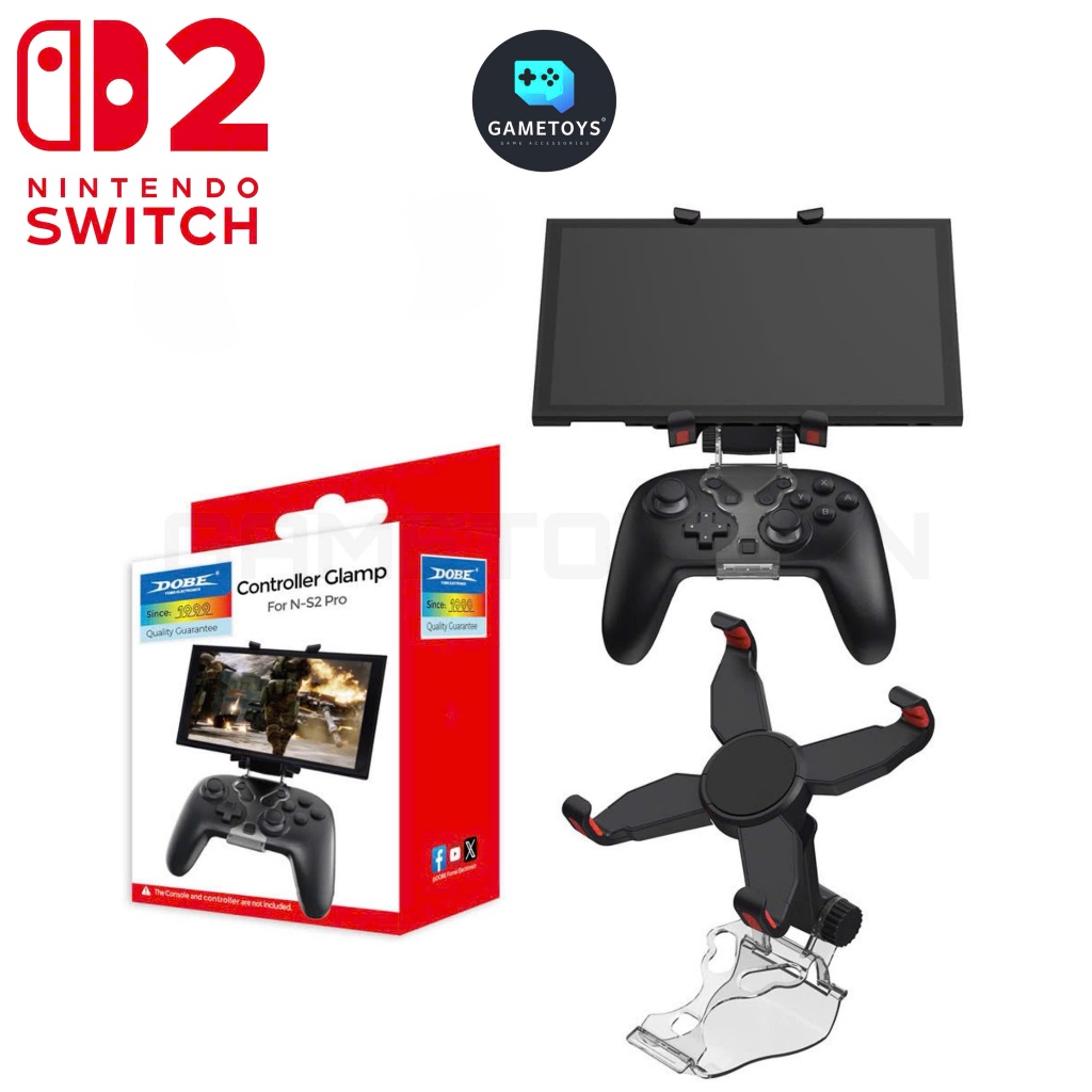 Giá đỡ thân máy Nintendo Switch 2 - Switch 2025 xoay 360° (DOBE) cho tay Pro Controller 2