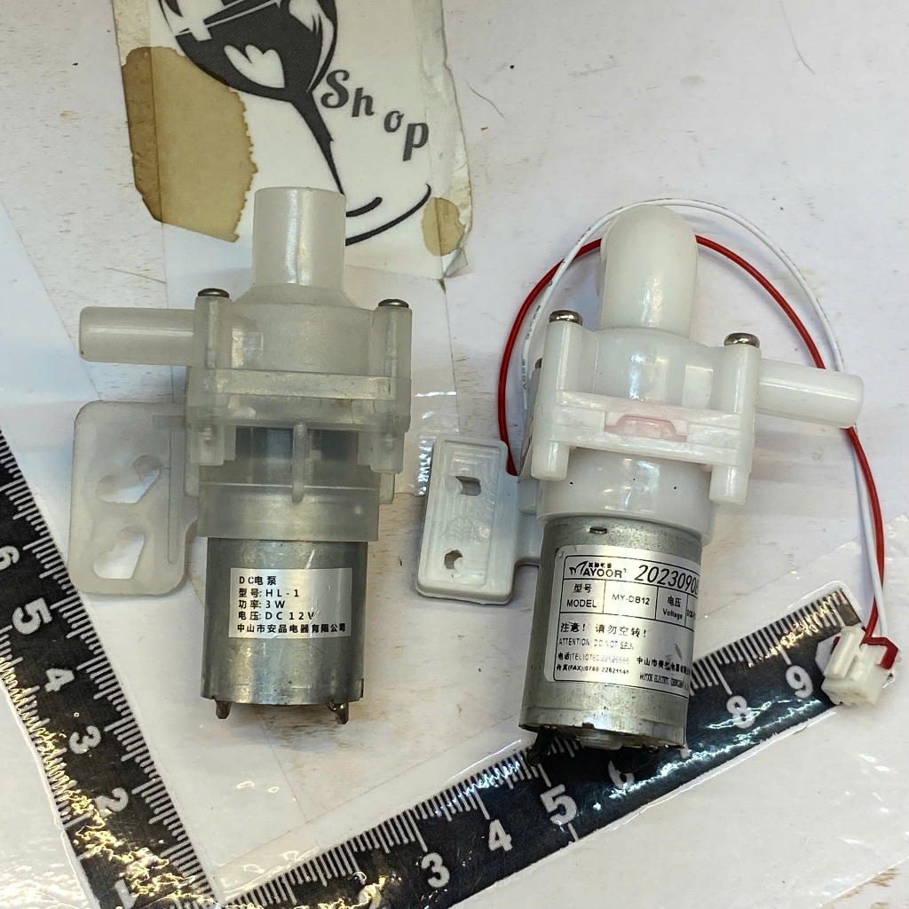 Bơm mini - mô tơ bơm nước bình thủy 8-12v