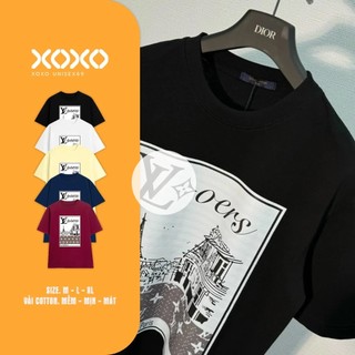 Áo Thun LơV OERS vải coton mát thâm mồ hôi tốt giữ phom tốt áo phông dáng Unisex