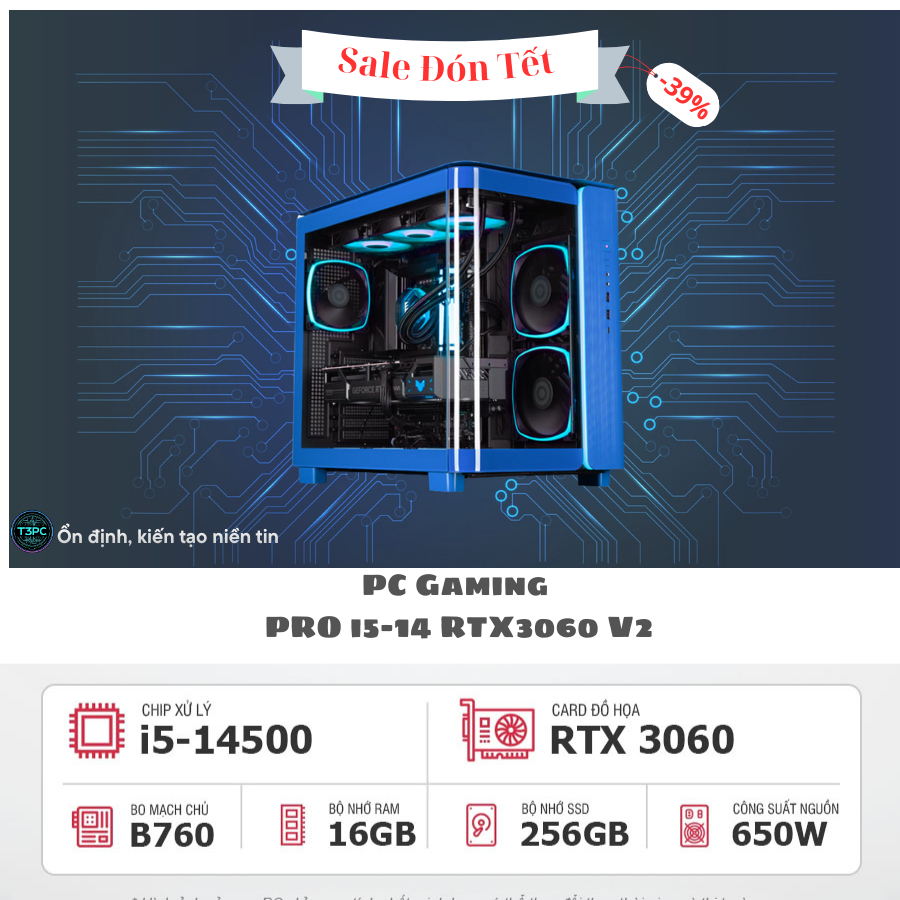 PC Gaming  PRO i5-14 RTX3060 V2