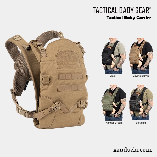 Địu Em Bé Dành Cho Ba Mẹ Thích Chơi Đồ Lính TACTICAL BABY GEAR Carrier