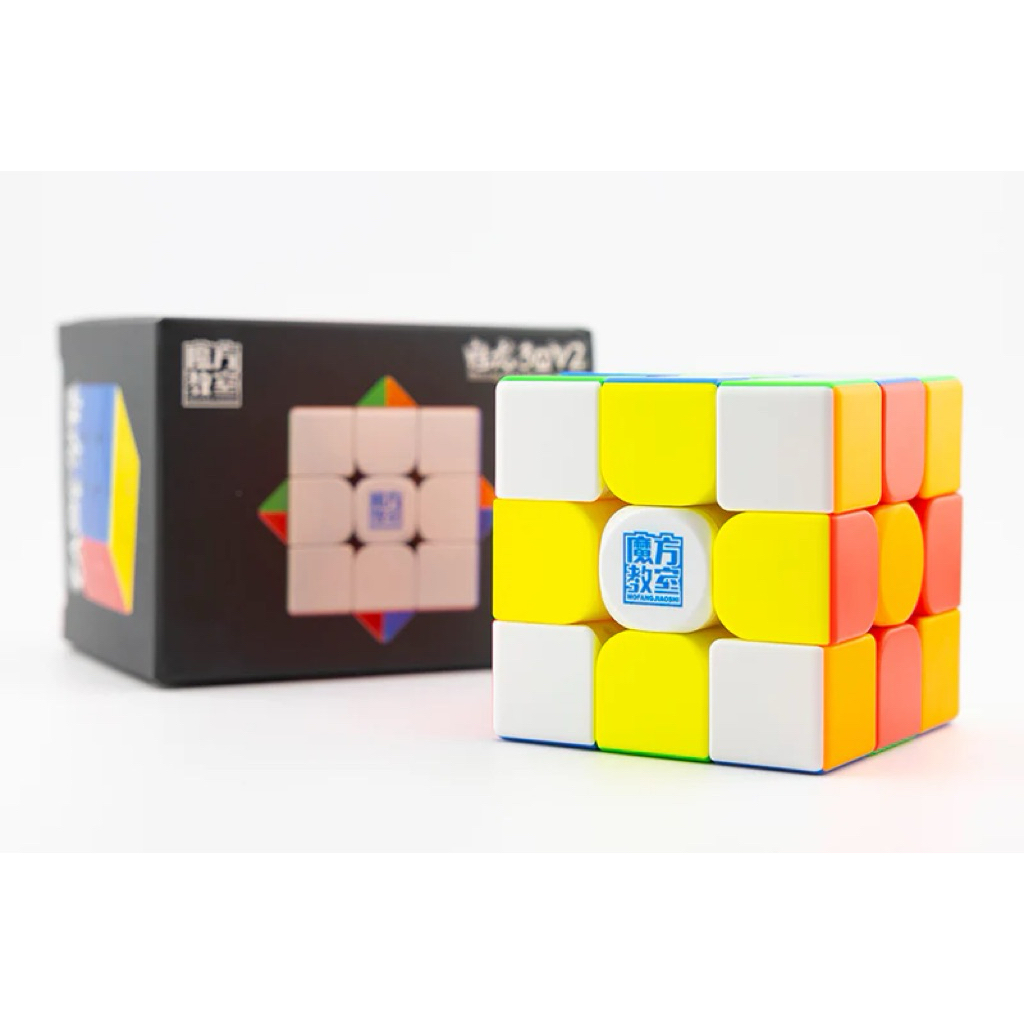 Đồ chơi Rubik MoYu Meilong V2 M 3x3 stickerless - Rubik 3x3 MoYu có nam châm